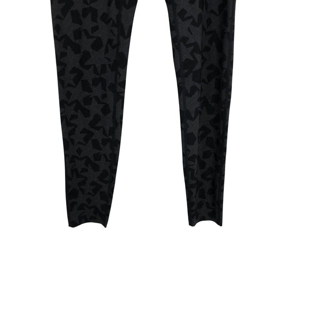 Aerie Leggings High-Waisted Black Printed Star Pattern Chill Play Move S - Picture 4 of 11